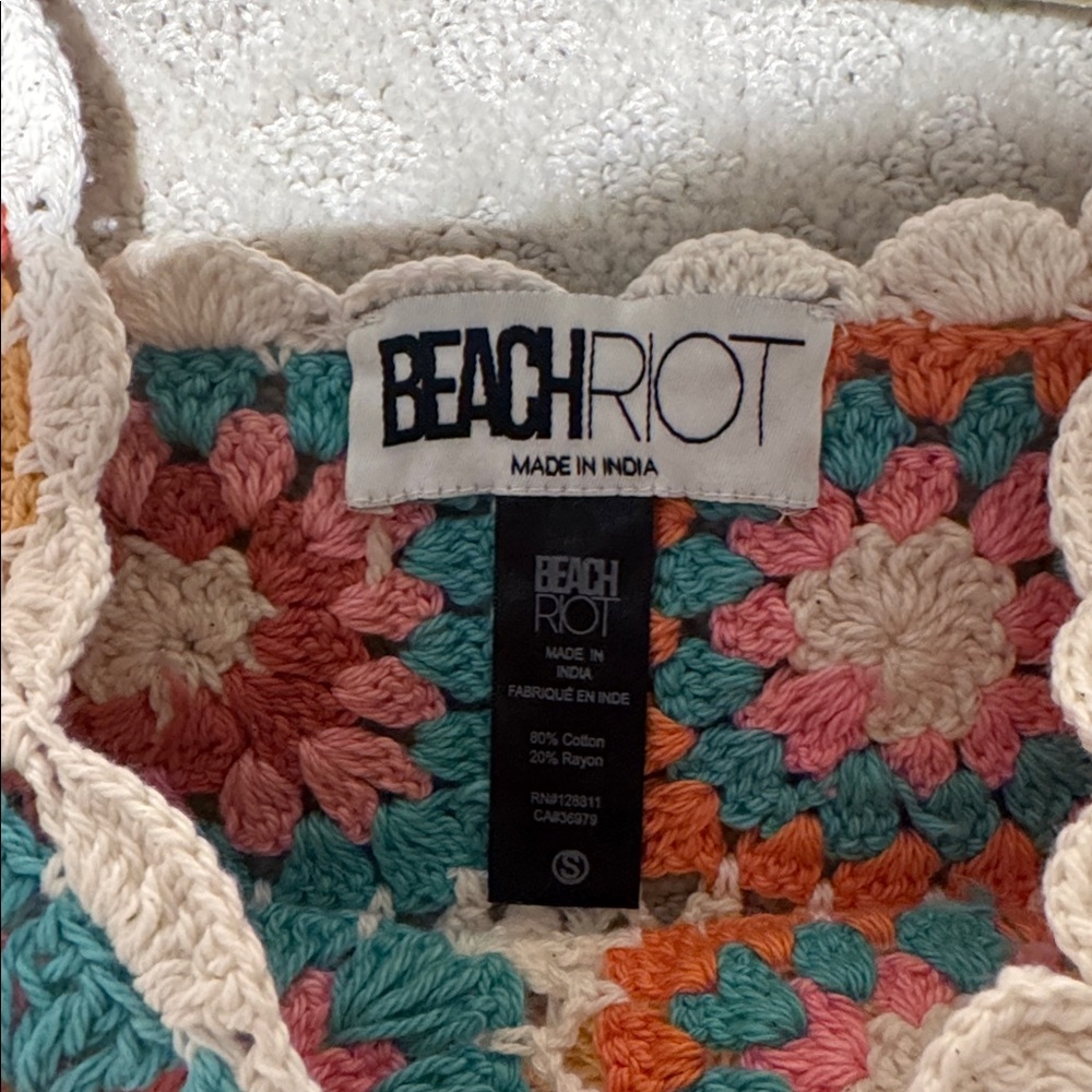NWT Beach Riot Eliza Crochet Skirt Set S/M - Picture 5 of 5